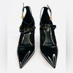 Valentino Garavani  Ankle Strap Mary Jane Studded Patent Pumps Size EU 39.5 Photo 11