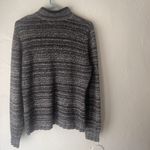 Woolrich ‎ Women's Size Large Black Half Zip Tight Knit Outdoor Sweater Photo 4
