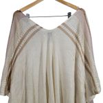 Vince Camuto  Blush Neutral Knit Shawl Lightweight Metallic One Size Photo 3