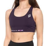 Peloton  Racerback Together We Go Far Purple Sports Bra Size S Photo 0