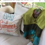 TERRAMODA crop crocheted details vintage pants chartreuse size M Size M Photo 11