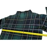 Ann Taylor  Green Plaid Long Sleeve Turtleneck Womens Sweater XSP‎ Photo 4