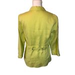 Saint Tropez West Blouse Womens M Used 100% Linen Photo 1