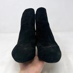 Steve Madden [] Rookie Black Suede Cut-Out Side Split Shaft Ankle Boots Size 10 Photo 2