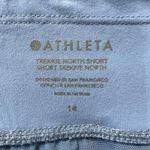 Athleta Trekkie North Short Size 14 Blue Stretch Hiking Shorts Travel Active Photo 3