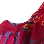 Free People  Beneath The Sea Butterfly Top Red Sheer Crop Women XS Relaxed Boho Photo 4