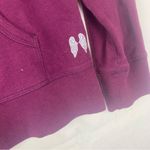 Victoria's Secret size medium Deep Purple Zip-Up jacket sweatshirt seqiun angel Photo 5