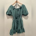 Peter Som  X RTR‎ Green Puff Sleeve Dress Size 10 Photo 9
