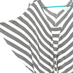 Ella Moss  size Small rayon flax blend short sleeve blouse‎ poncho like style Photo 2