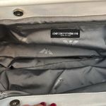 Emporio Armani Vintage 90s  White Leather Scroll Top Shoulder Satchel Bag Photo 4