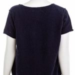 Anthropologie Valentina Navy Blue Short Sleeve Sweater Photo 8