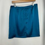 Sincerely Jules  Elegant Teal Skirt with back zipper mini NWT XL Photo 3