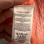 Brooks Brothers  346 Cable Knit Sweater V-Neck Light Orange Peach Size Large Photo 7