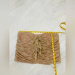 Anthropologie  Maeve Ruffled Metallic Tube Top Size XL NWT $90 Pink/Rose Photo 4