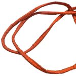 wilson's leather Wilson Leather: Maxima Small Rabbit Fur Crossbody Purse in Orange Photo 8