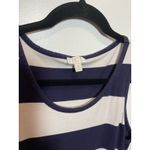 Charming Charlie Maxi Dress Blue Write Striped Small Sleeveless Womens S Spring Photo 2