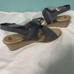 Dr. Scholls Gia Women's Blue Wedges Size 9.5. S-428 Photo 4