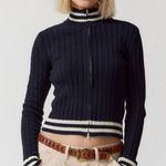 BDG Urban Outfitters Ribbed Knit Zip Up Jacket Sz S Photo 0