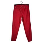 Rag and Bone  Jeans Women 26 Bull Red High Rise Tapered Leg‎ Ash Jean Streetwear Photo 2