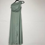 Birdy Grey  Mint Green One Shoulder Maxi Dress Womens XS Bridesmaid Formal Gown Photo 1