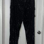 Anne Klein women’s size 16 Sequin Black cargo style Pants with lining NWT Photo 5