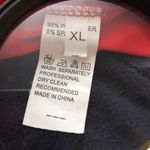 Red Asymmetrical Wideleg Boatneck Jumpsuit Size XL Photo 2