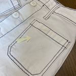 J.Crew J.Cew Denim Button-front Skirt in White Wash Pencil Skirt Size 23 NWT Photo 8