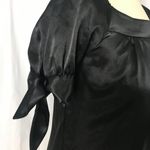 Kenneth Cole Reaction black blouse size xs Corporate Goth Glam Photo 2