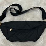 Canvelle Black Quilted Fanny Pack Photo 0