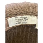 Vintage Italian Made For Thalhimers Knitted Fedora Hat Bucket Brown Photo 5