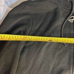 Large Heart Hoodie Black with Zipper and front pockets Photo 3