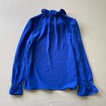 J.Crew  Ruffleneck Crepe Blouse Photo 2