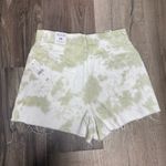 PacSun Women's Ultra High Rise Vintage Short Light Green Tie Dye Shorts Size 23 Photo 4