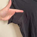 J.Crew EUC Essential Tee Womens Small V Neck Black Stretchy Casual Cotton Photo 3