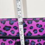 Vera Bradley Slim Trim Hipster Crossbody Bag Purple Leopard Spot Faux Leather Photo 6