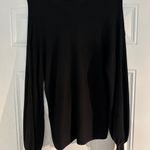 1. State  Women's Size S‎ Rich Black Pullover Ballon Sleeve Pullover Sweater, NWT Photo 8