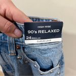 Abercrombie & Fitch NWT High Rise 90s Relaxed 24 regular high waisted studded Photo 8