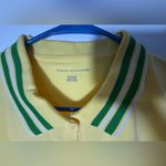 Tommy Hilfiger  Bright Yellow Polo with Green Accents Photo 2
