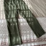 Aerie Green Cropped Sweatpants Photo 0