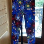 LuLaRoe Americana Fourth Of July Leggings Fireworks Blue Size OS 2-10 Photo 0