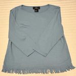 Nina Leonard Lenny for  2 piece fringe top and Capri pants set. Size Large Photo 5