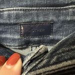 MOTHER The Triple Stack Insider Ankle Jeans In Chick Flick Size 28 Medium Wash Blue Photo 4