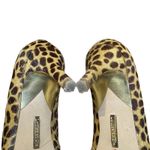 Louise et Cie Shoes Womens Size 6 Leopard Haircalf Pointed Toe Pumps Gold Buckle Photo 8