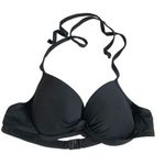 Atmosphere Bikini Top Halter Underwire Padding Black 6 Photo 0