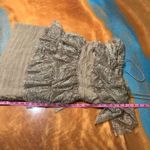 J.Crew  Silk and lace tiered mini dress straps tiered metallic gold nude Photo 8