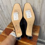 Brighton NWT  Women's Quincy Block‎ Heels Black Size 7.5 Braided Detail Photo 4