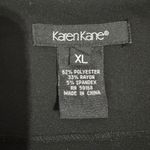 Karen Kane Women Black Asymmetrical Midi Fit & Flare Gothic Skirt Size XL Photo 12