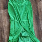 Retrofête Retrofete Margot Dress Green Size Large Silk Blend Open Back NWT Sleeveless Maxi Photo 4