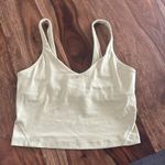 Lululemon crop tank, light green, size 6 excellent condition Photo 0