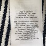 Lauren Ralph Lauren Top Sweater Black White Stripe Loose Cowl Neck XL Photo 9